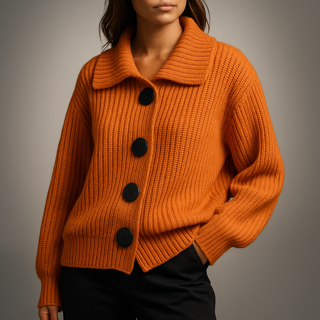Élisea - Oversized Button Cardigan