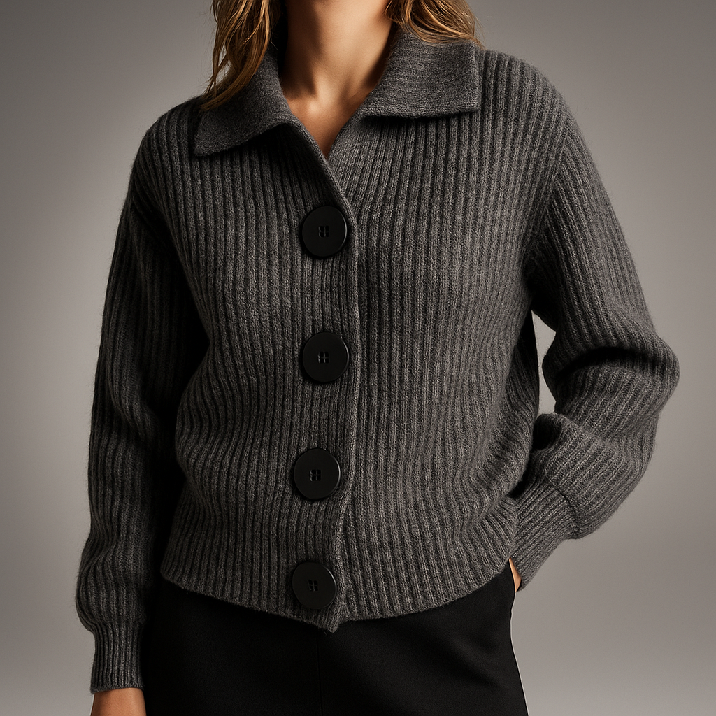Élisea - Oversized Button Cardigan