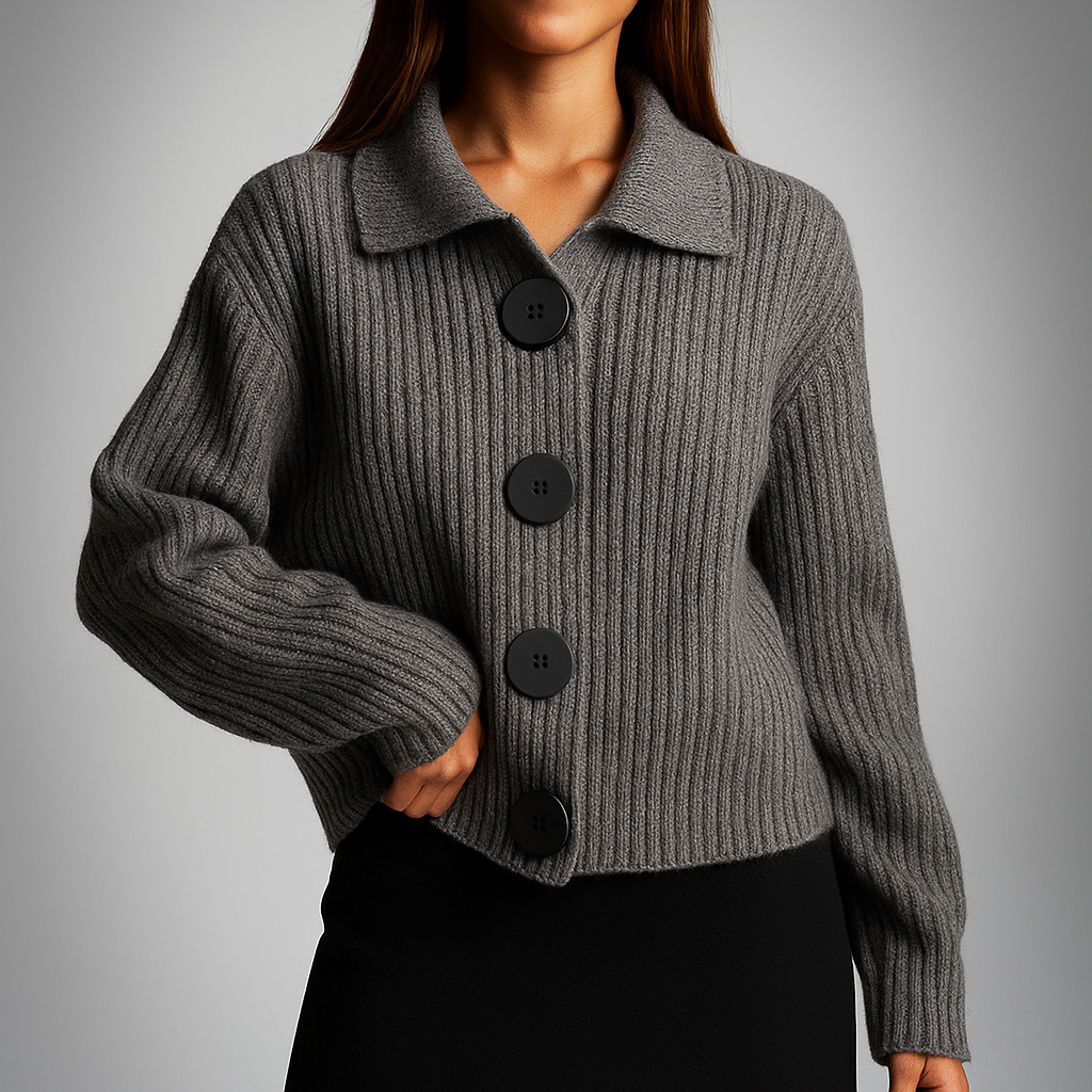 Élisea - Oversized Button Cardigan