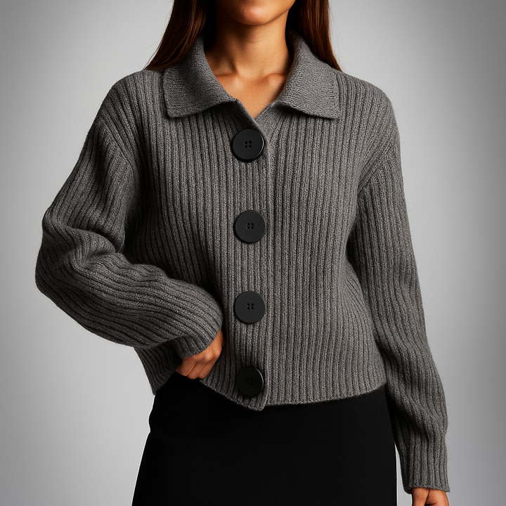 Élisea - Oversized Button Cardigan