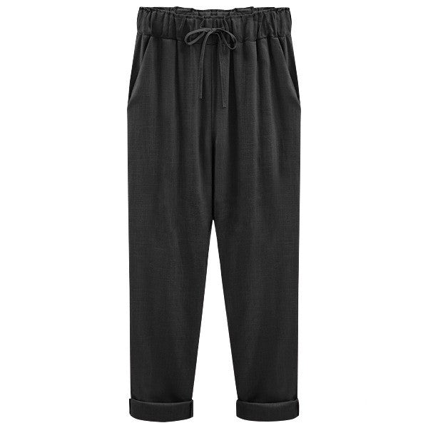 Luisa - Summer Trousers Made Of Cotton Linen