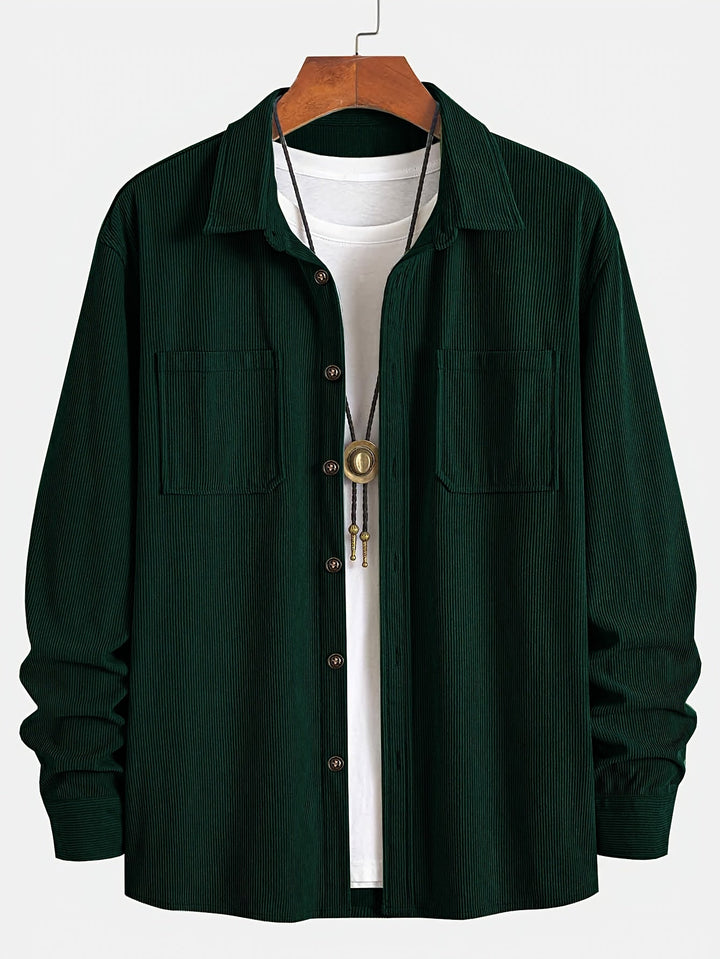 Bryce | Ribbed Textured Overshirt