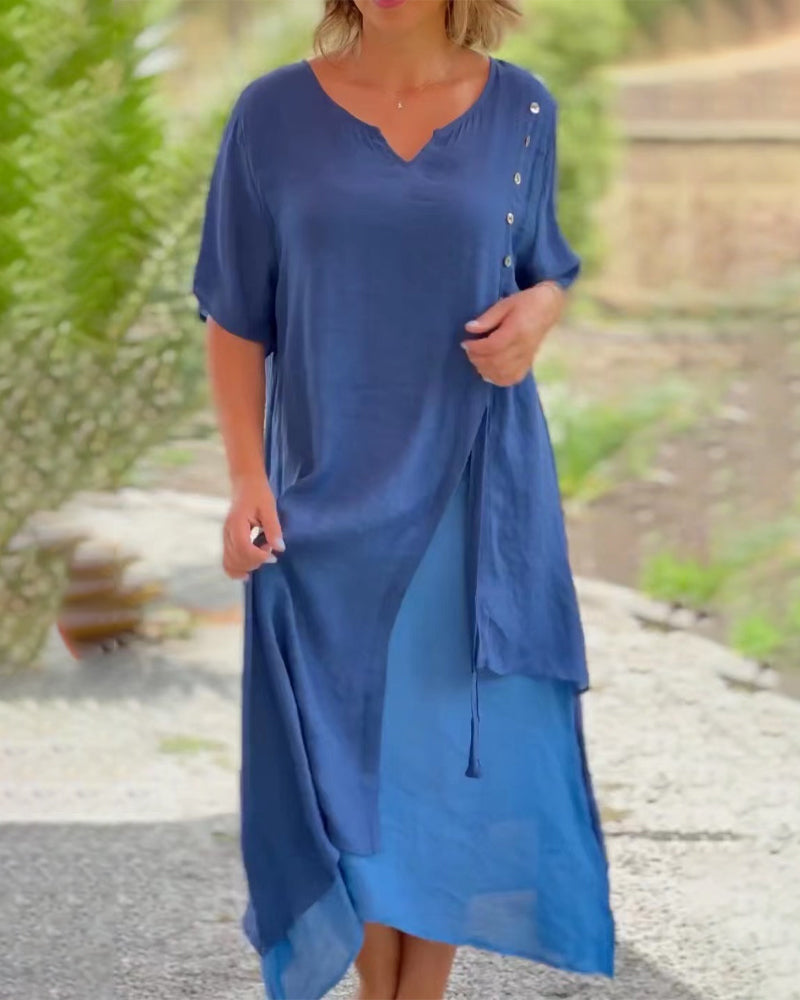 Velissa - Short-Sleeved Dress
