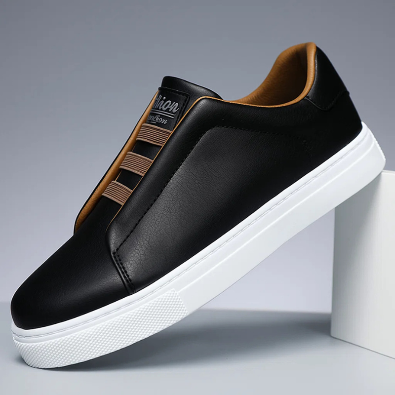 Carter | Premium Leather Sneakers with Loop Lacing for Men