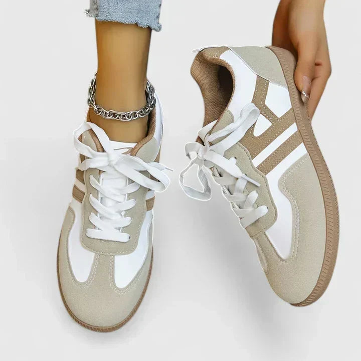 Delyziah | Step In Comfort Sneakers with Two Tone Finish for Women