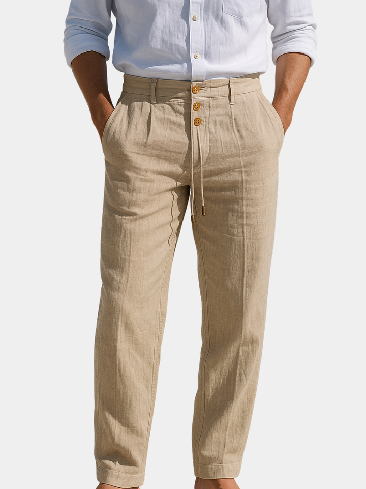 Liam - Lightweight Linen Summer Pants