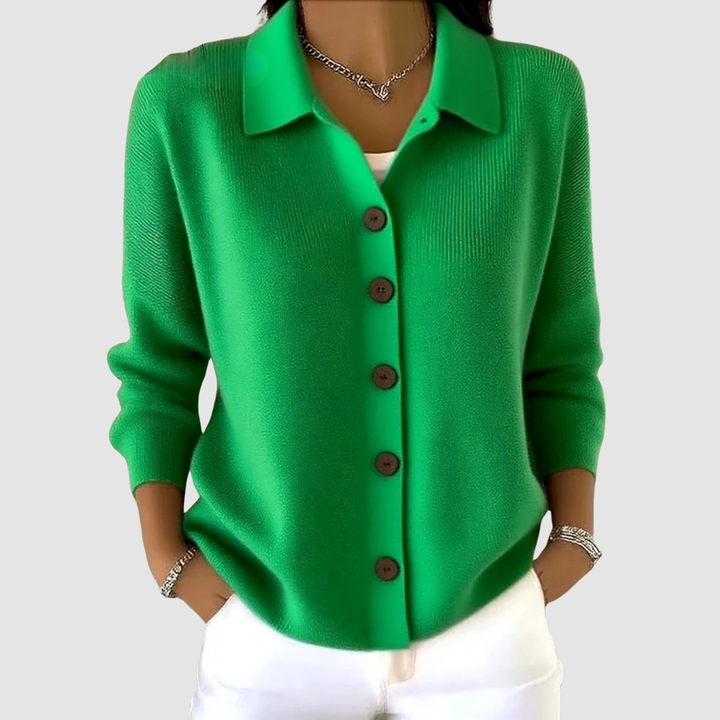 Leonora | Button-Up Knit Cardigan with Everyday Softness for Women