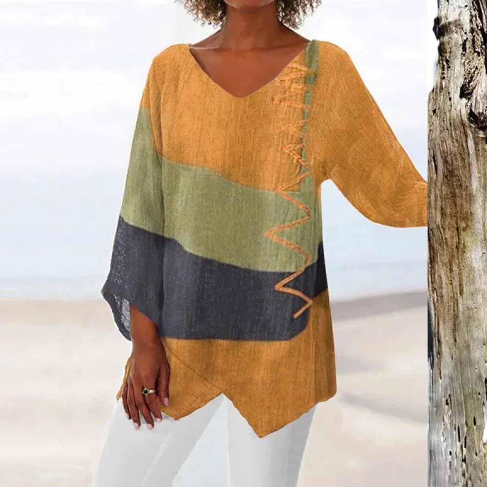 Sarina - Stylish Three-Color Shirt