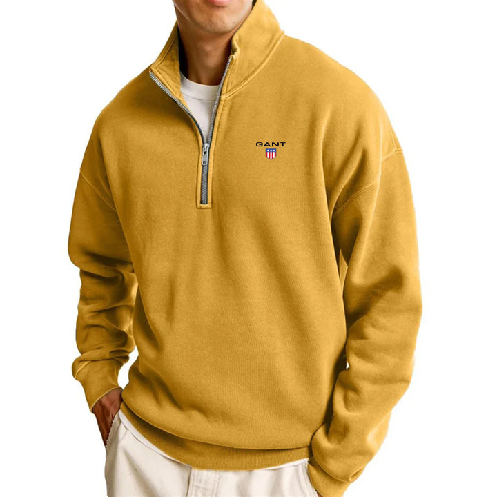 Grant | Half Zip Jumper with Refined Collar and Clean Design for Men