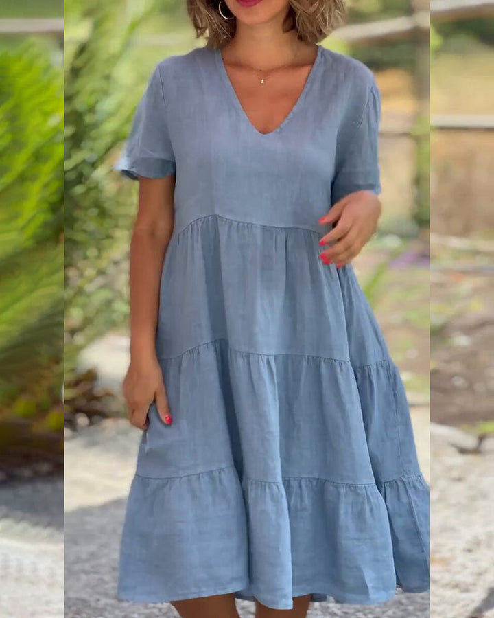 Virella - Dress Made Of Cotton And Linen