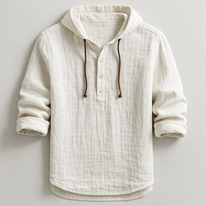 Orion | Lightweight Cotton Hoodie Shirt with Relaxed Fit for Men