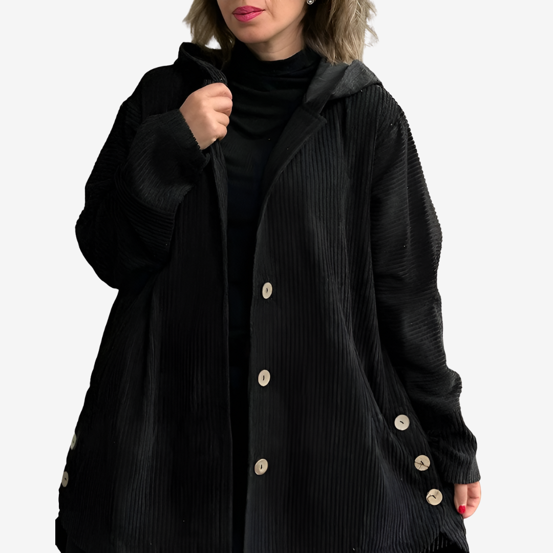 Georgette Knitted Jacket With Buttons