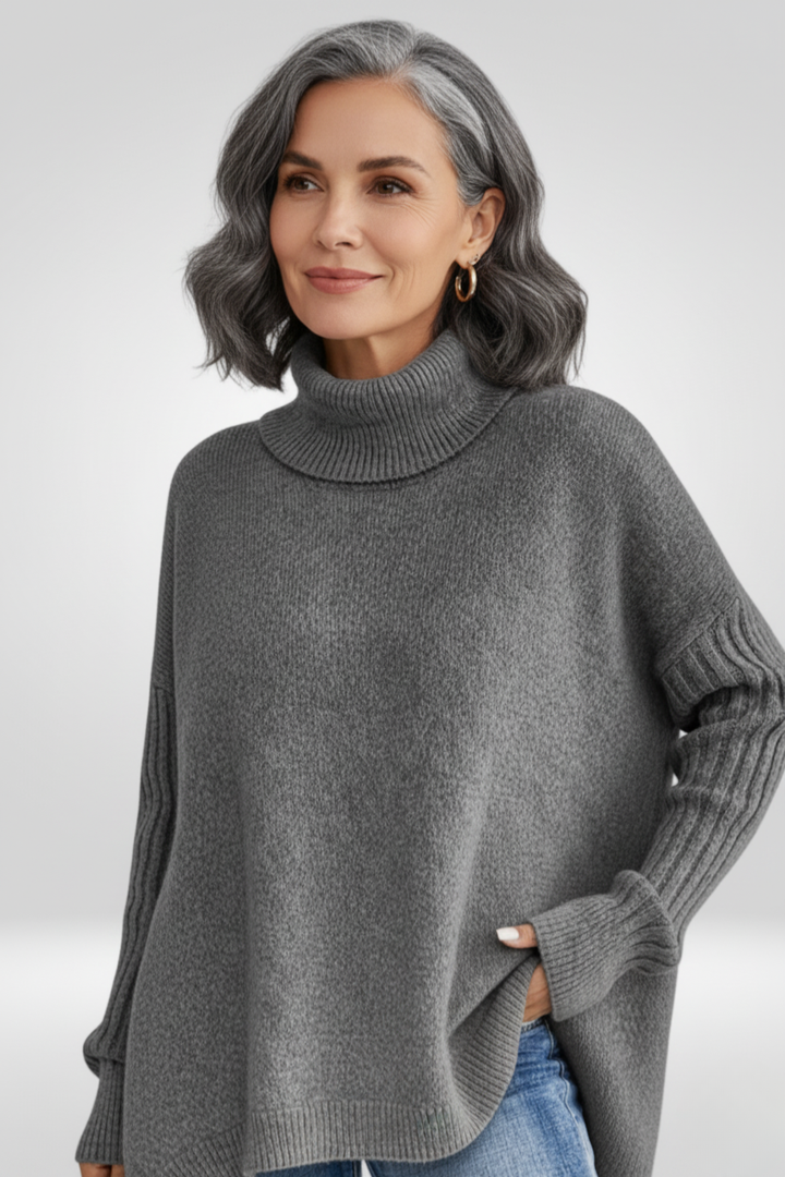 Isabelle - Cozy Asymmetrical Sweater