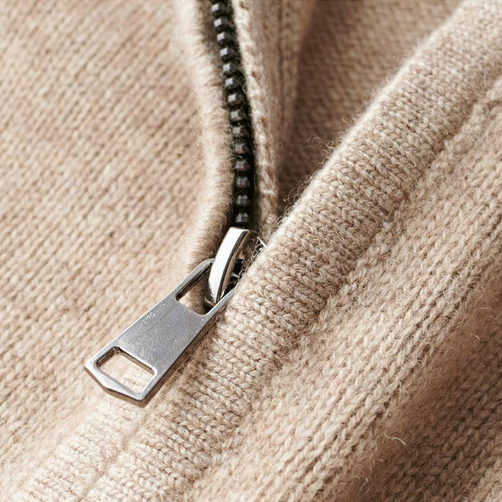 Harris | Comfort Half Zip Knit Pullover with Clean Build for Men