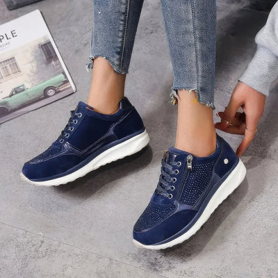 Vulcanized Platform Sneakers For Women