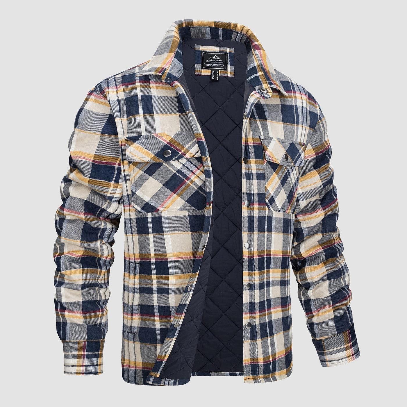 Luke - Checkered Bomber Jacket