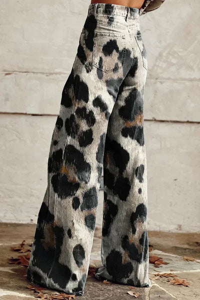 Cheetah™ - Boho Vintage Pants with Chic Print