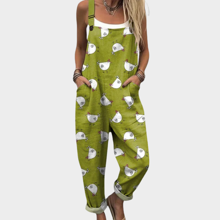 Hazel - Printed Jumpsuit