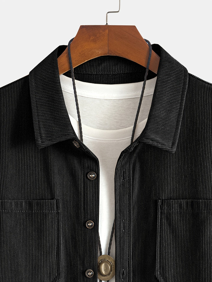 Bryce | Ribbed Textured Overshirt