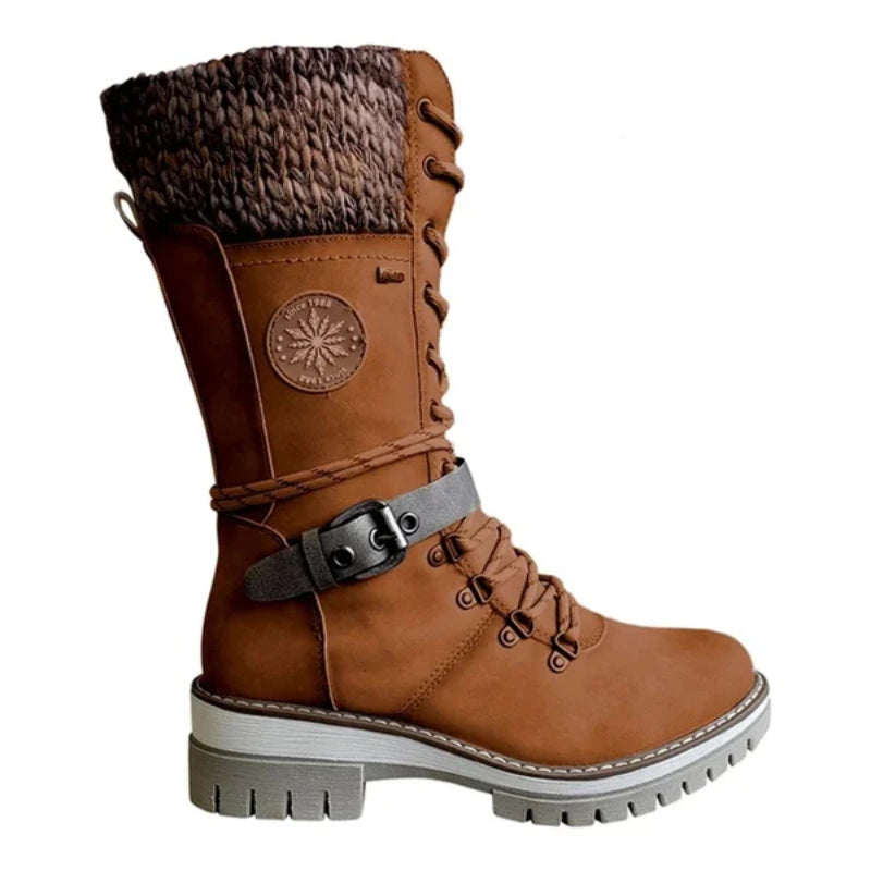 FrostLuxe™ - Waterproof Lace-Up Boots