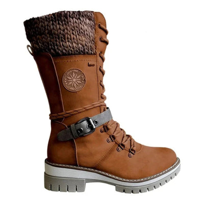 FrostLuxe™ - Waterproof Lace-Up Boots