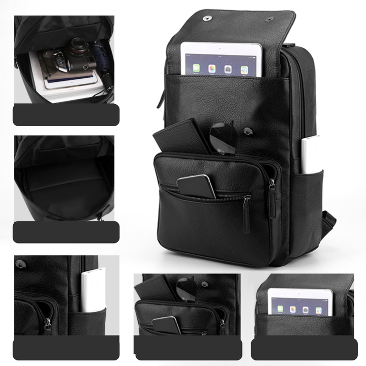 Nathan Leather Backpack
