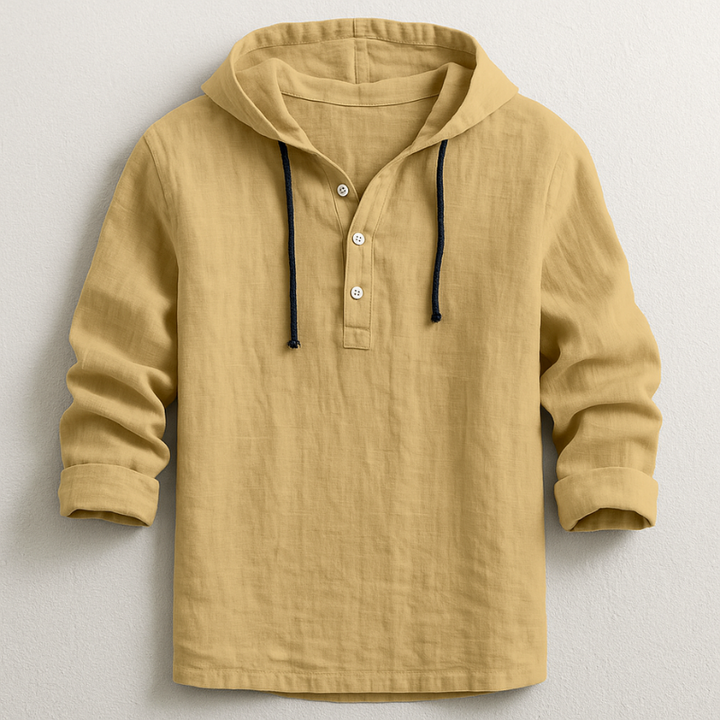 Orion | Lightweight Cotton Hoodie Shirt with Relaxed Fit for Men