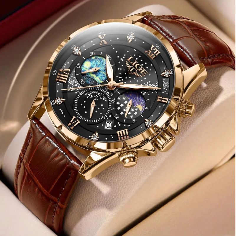 Elegant Moon Phase Clock