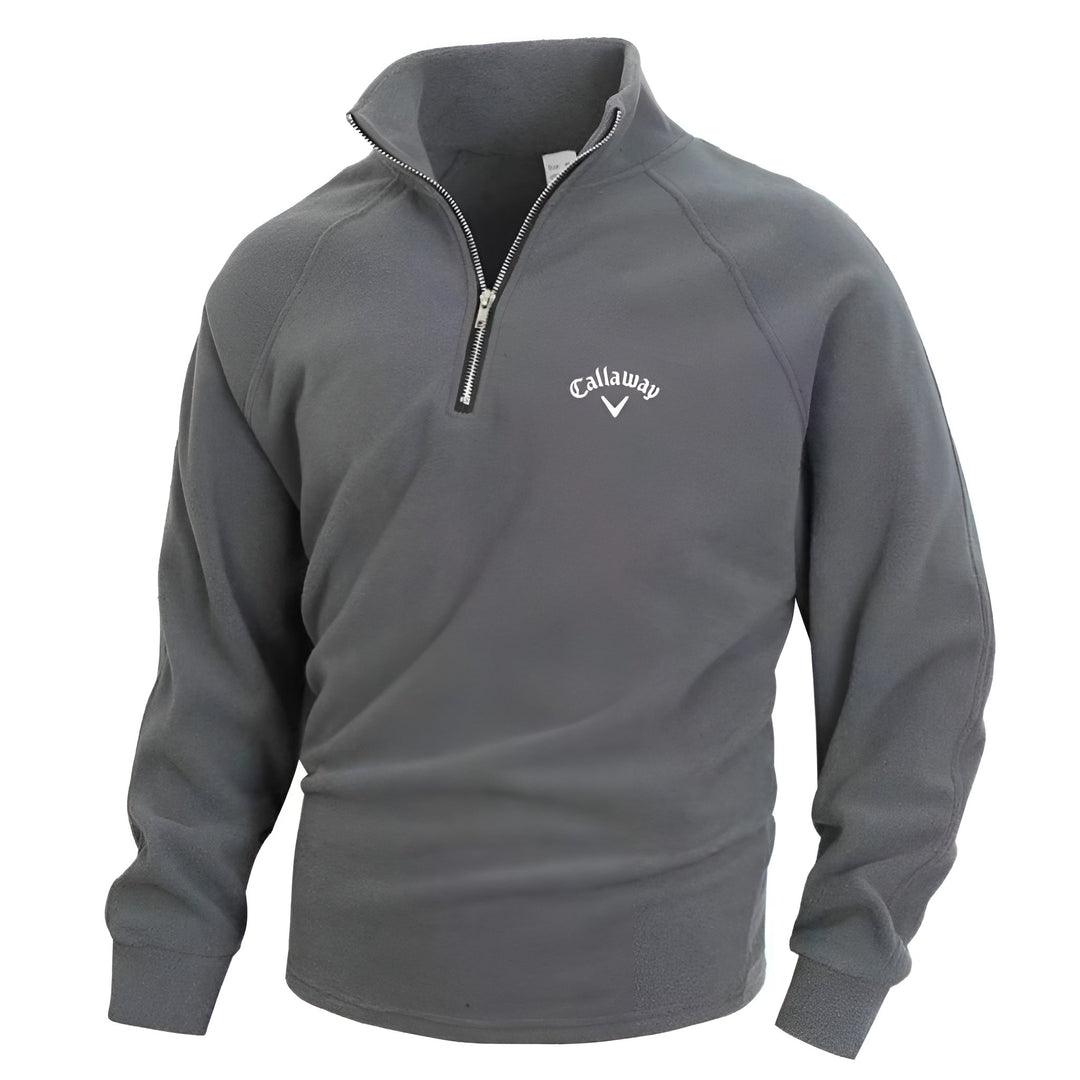 Elar | Lightweight Fleece Half Zip Jumper with Classic Collar for Men