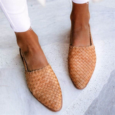 Handwoven Leather Sandals with Classic Charm