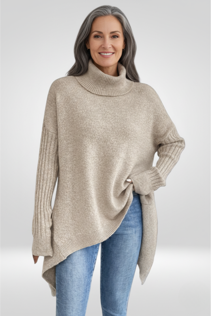 Isabelle - Cozy Asymmetrical Sweater