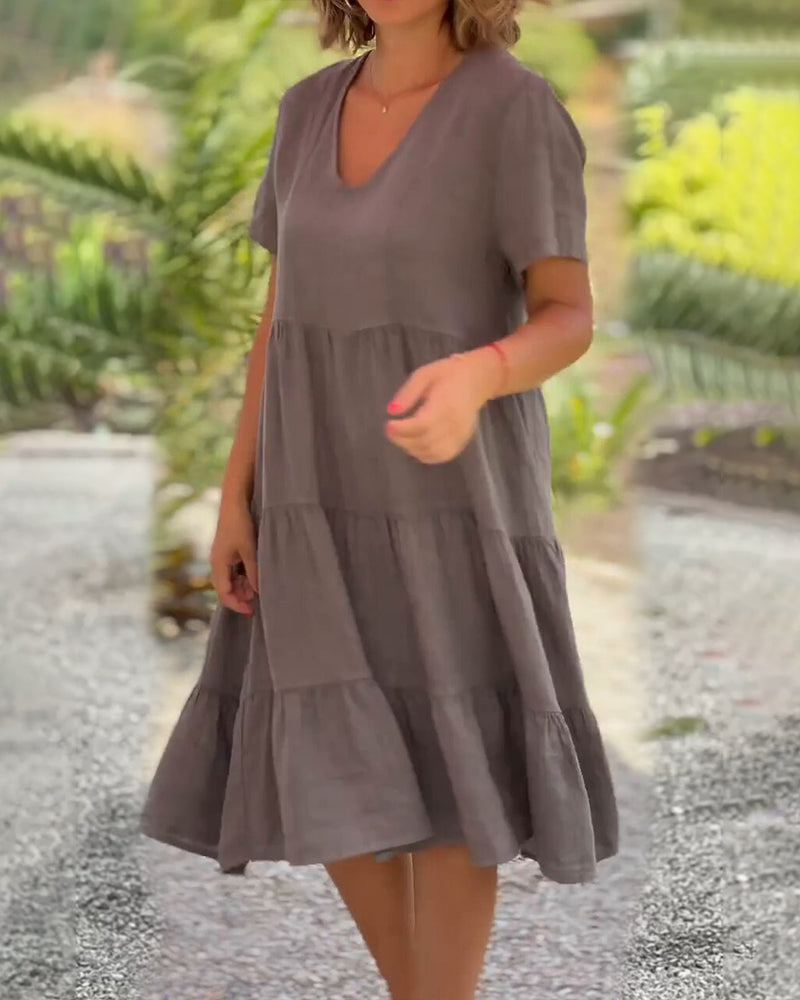 Virella - Dress Made Of Cotton And Linen