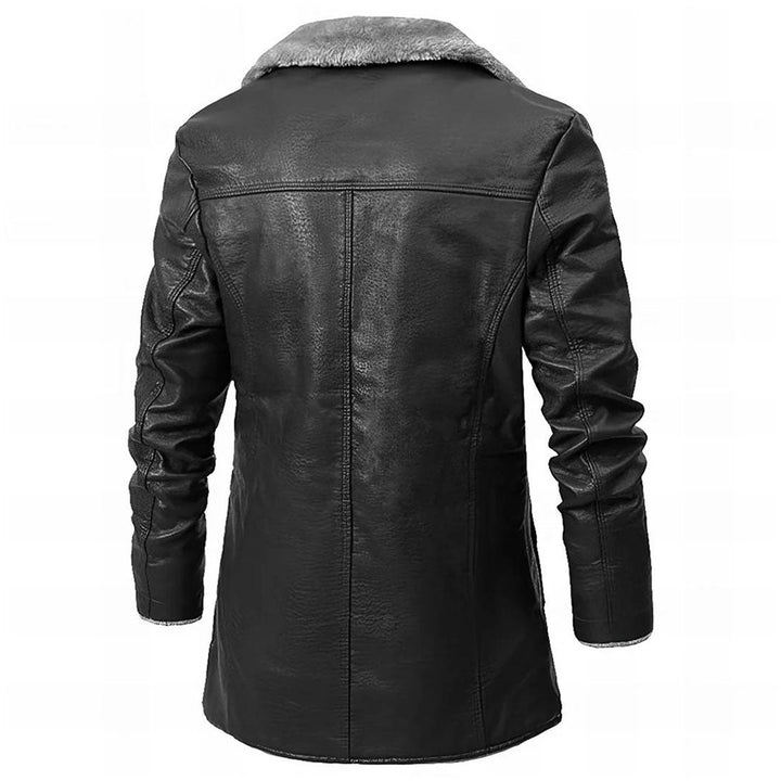 Elegant And Casual Leather Jacket For Men