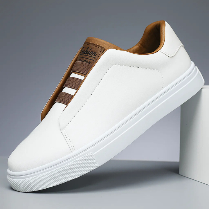 Carter | Premium Leather Sneakers with Loop Lacing for Men