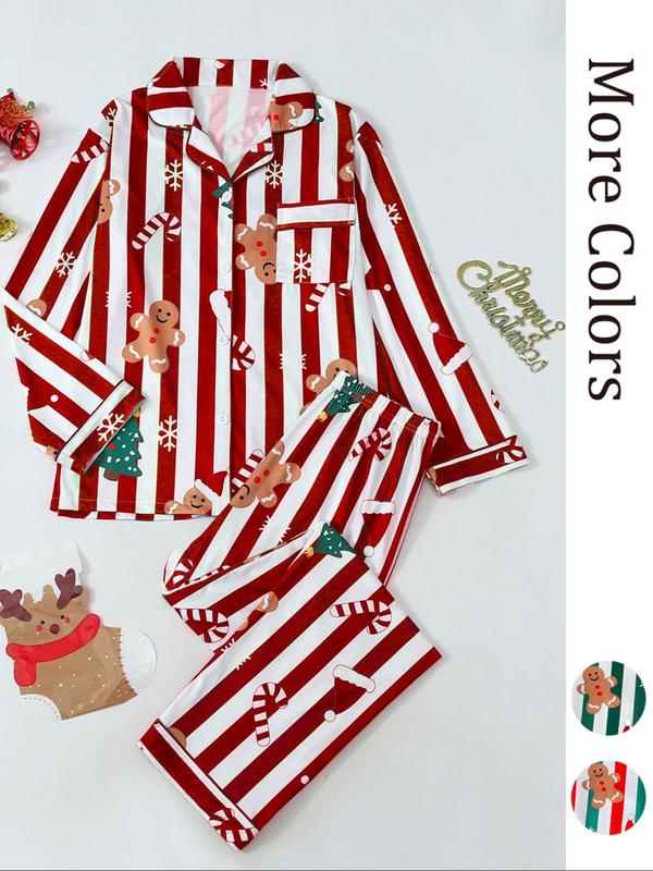 Olivia | Soft Breathable Christmas Pyjama Set with Festive Print for Women