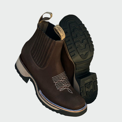 Modern Leather Cowboy Boots