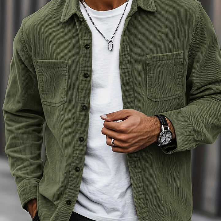 Bryce | Ribbed Textured Overshirt