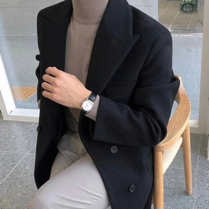 Elegant Lined Coat For Men
