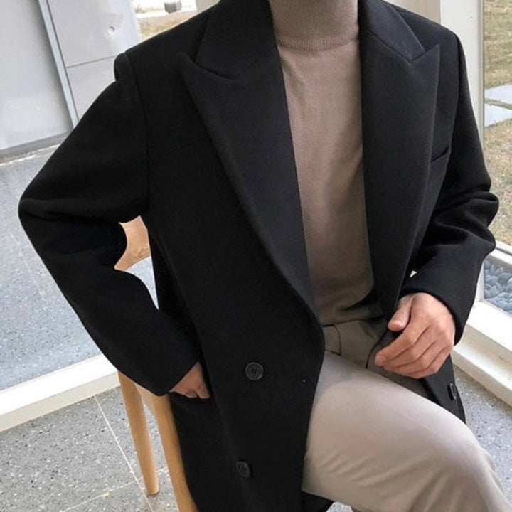 Elegant Lined Coat For Men