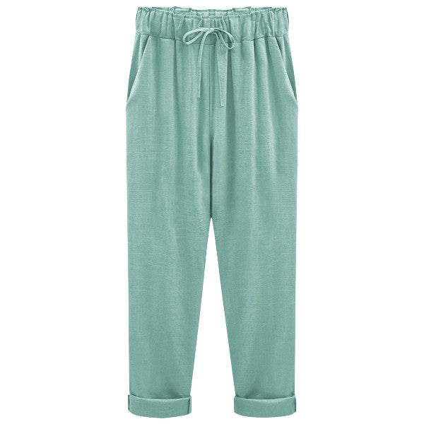 Luisa - Summer Trousers Made Of Cotton Linen