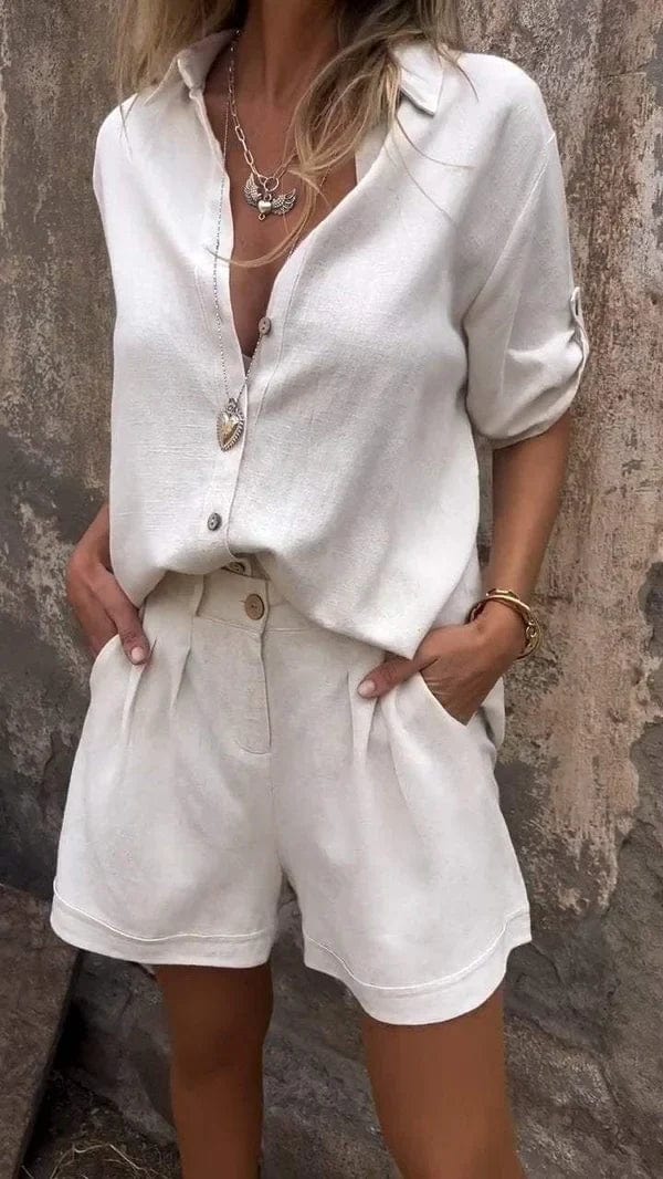 Noa - Two-Piece Linen Blend Set