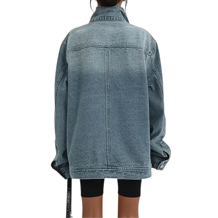 Camille | Asymmetric Button Jacket with Street Style Cut for Women