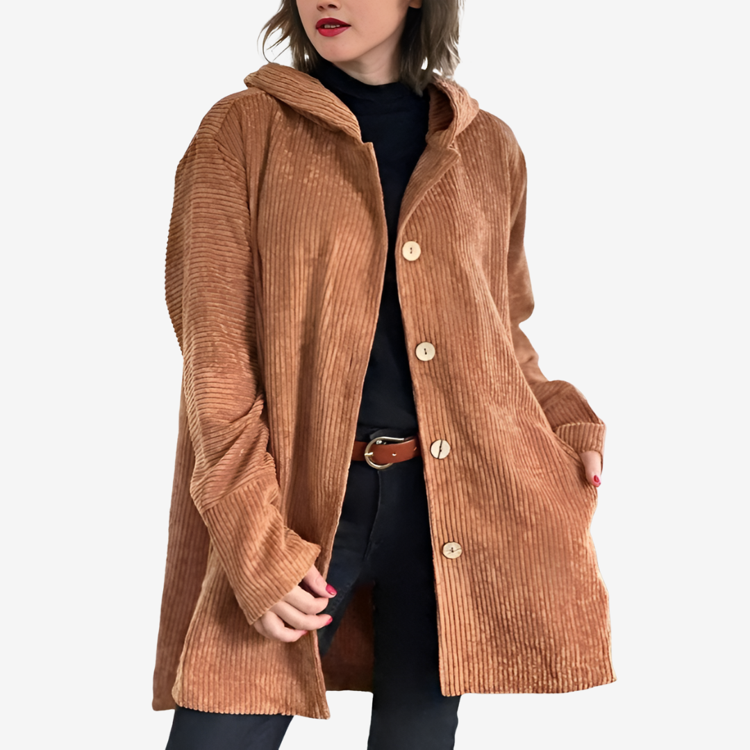 Georgette Knitted Jacket With Buttons