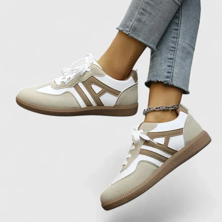 Delyziah | Step In Comfort Sneakers with Two Tone Finish for Women