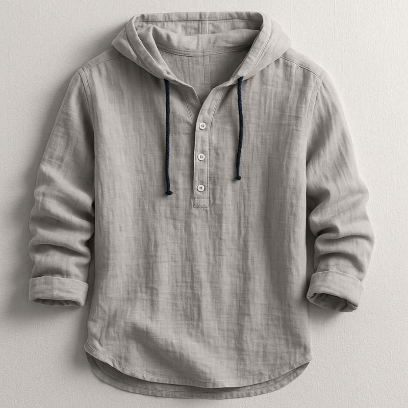 Orion | Lightweight Cotton Hoodie Shirt with Relaxed Fit for Men