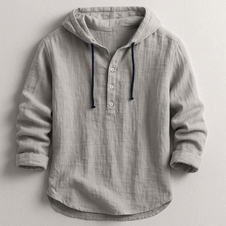 Orion | Lightweight Cotton Hoodie Shirt with Relaxed Fit for Men
