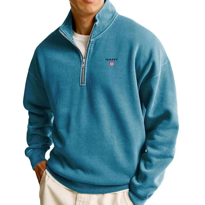 Grant | Half Zip Jumper with Refined Collar and Clean Design for Men