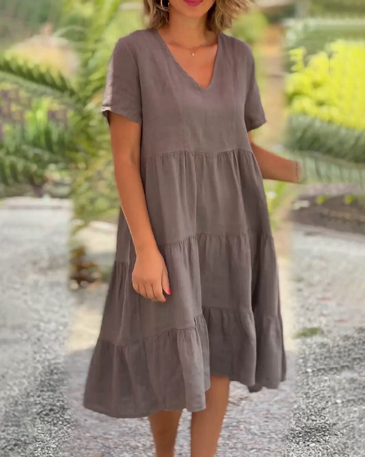 Virella - Dress Made Of Cotton And Linen