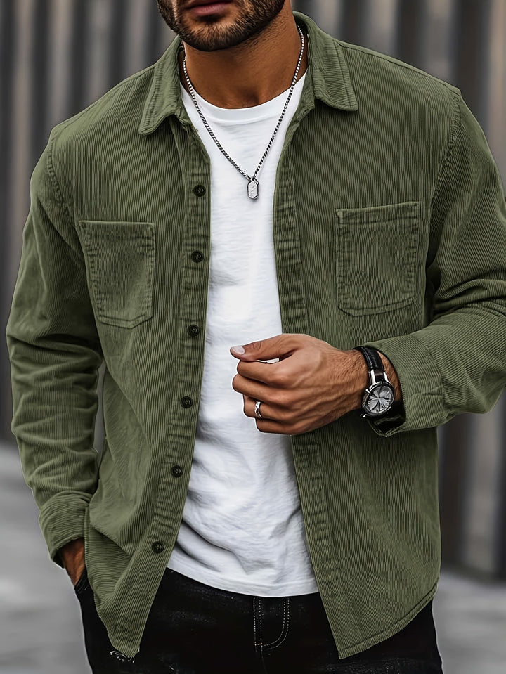 Bryce | Ribbed Textured Overshirt