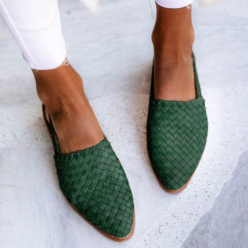 Handwoven Leather Sandals with Classic Charm